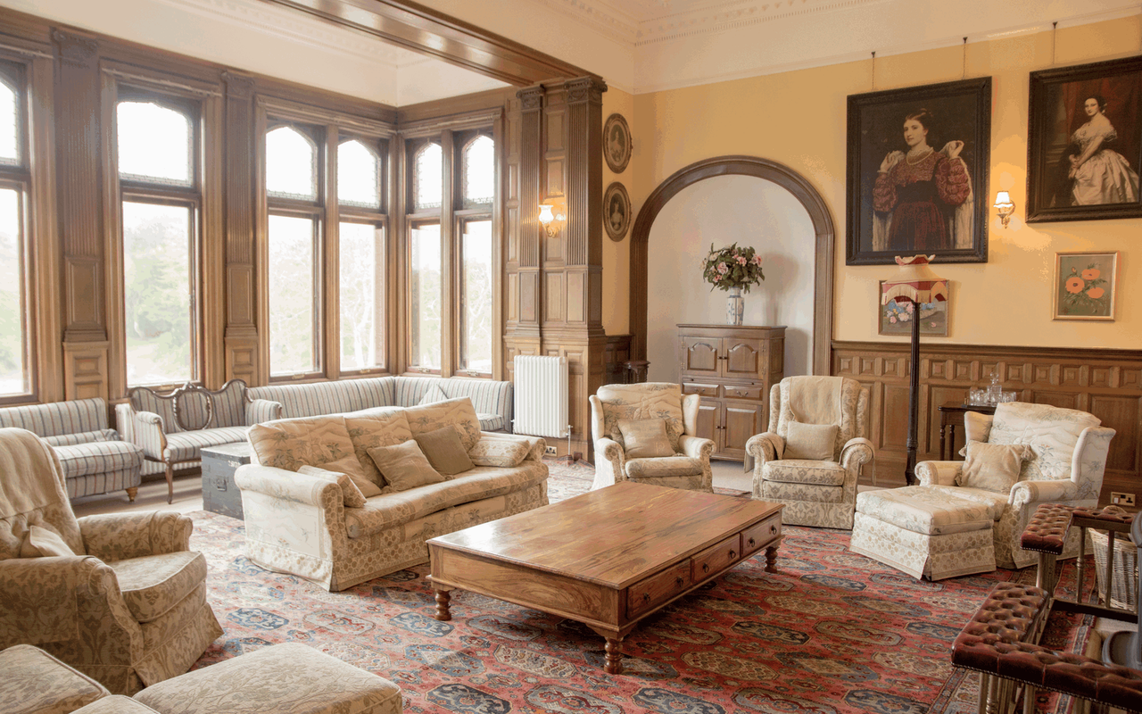 Striking Hallways at Sandside House